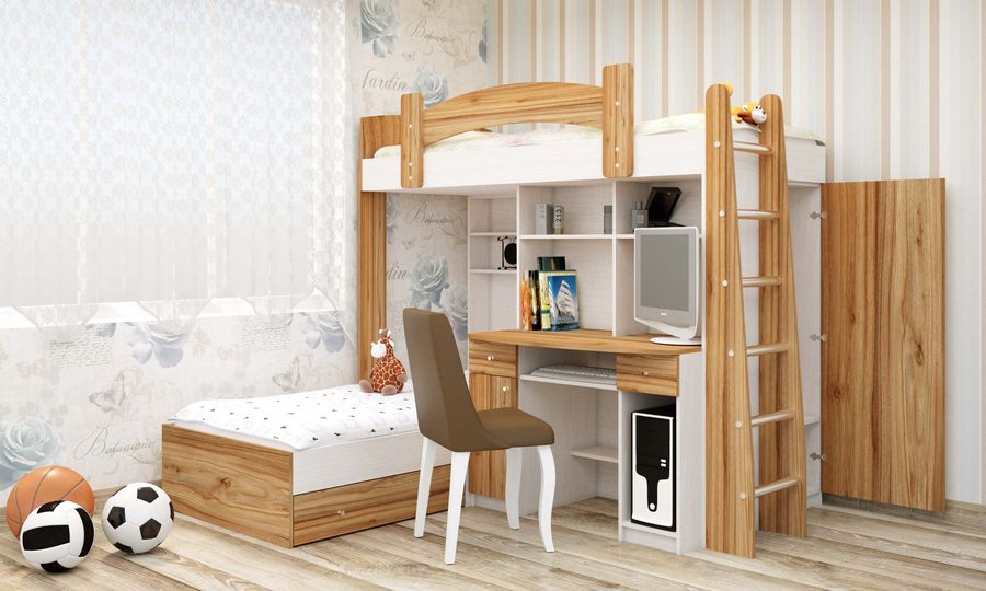 سرویس خواب ارکیده دو طبقه — وینه چوب